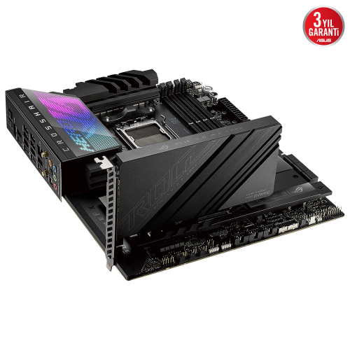 ASUS ROG Crosshair X670E Hero AMD X670 Soket AM5 DDR5 6400(OC)MHz ATX Gaming (Oyuncu) Anakart
