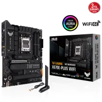 ASUS TUF Gaming X670E-Plus WIFI AMD X670 Soket AM5 DDR5 6400(OC)MHz ATX Gaming (Oyuncu) Anakart