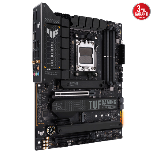 Asus TUF Gaming X670E-Plus WIFI AMD X670 Soket AM5 DDR5 6400(OC)MHz ATX Gaming (Oyuncu) Anakart