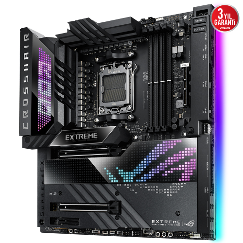 Asus ROG Crosshair X670E Extreme AMD X670 Soket AM5 DDR5 6400(OC)MHz E-ATX Gaming (Oyuncu) Anakart