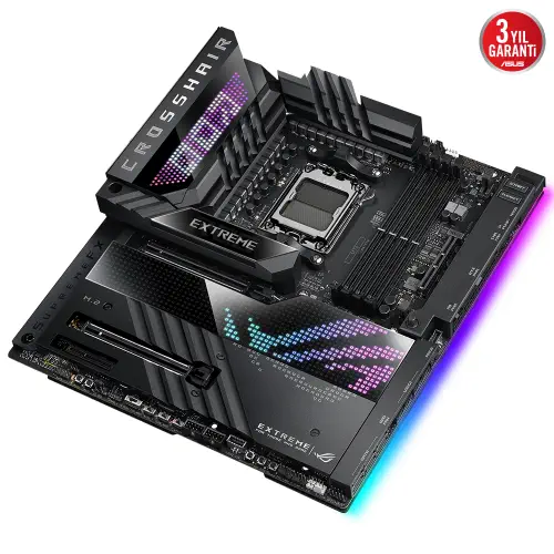 Asus ROG Crosshair X670E Extreme AMD X670 Soket AM5 DDR5 6400(OC)MHz E-ATX Gaming (Oyuncu) Anakart