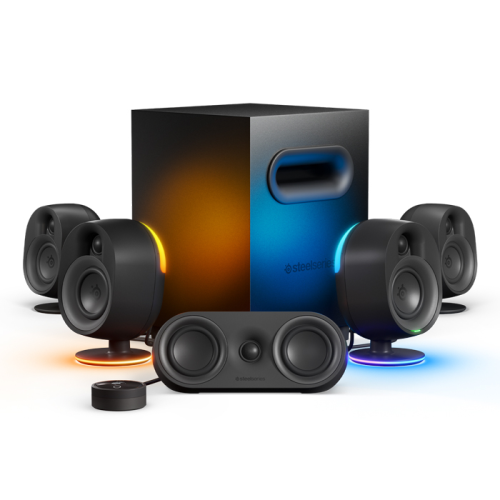 SteelSeries Arena 9 SSS61549 RGB 5.1 Surround Siyah Gaming (Oyuncu) Hoparlör