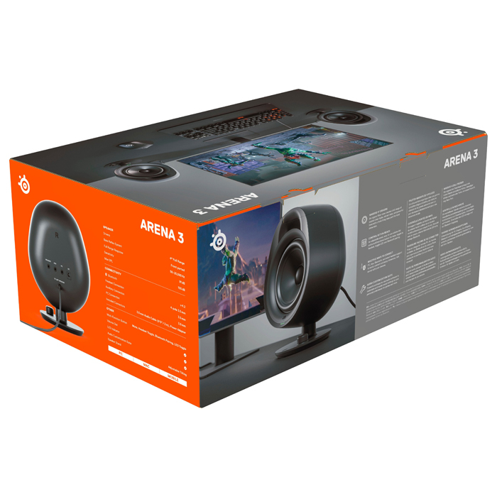 SteelSeries Arena 3 SSS61536 LED 2.0 Siyah Gaming (Oyuncu) Hoparlör