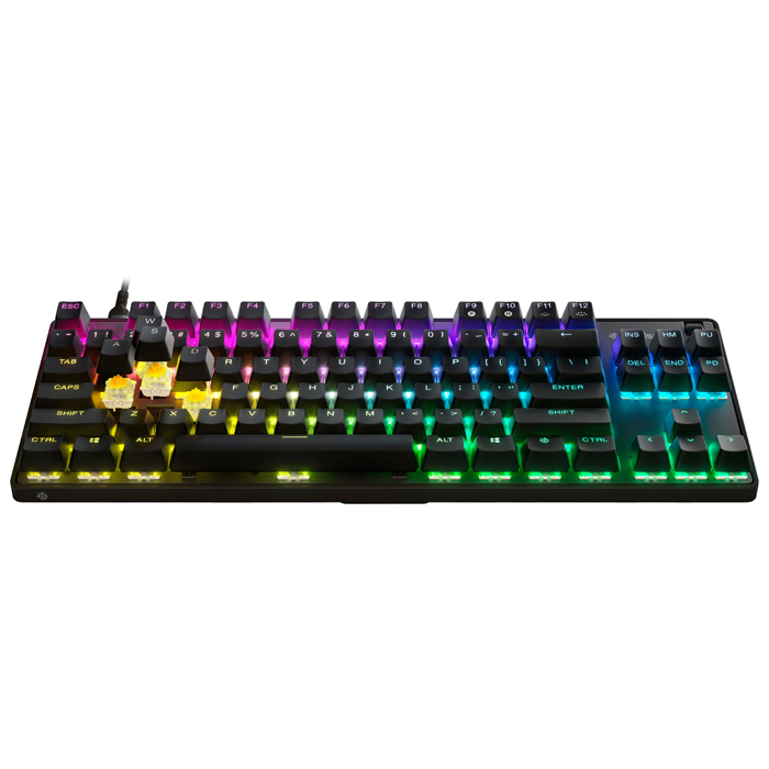 SteelSeries Apex 9 TKL SSK64848 İng Q (UK) OptiPoint Optik Switch RGB Kablolu Gaming (Oyuncu) Klavye