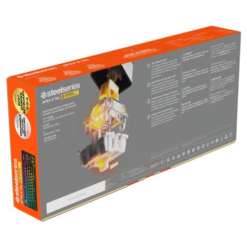 SteelSeries Apex 9 TKL SSK64848 İng Q (UK) OptiPoint Optik Switch RGB Kablolu Gaming (Oyuncu) Klavye
