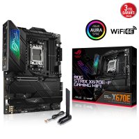Asus ROG Strix X670E-F Gaming WIFI AMD X670 Soket AM5 DDR5 6400(OC)MHz ATX Gaming (Oyuncu) Anakart