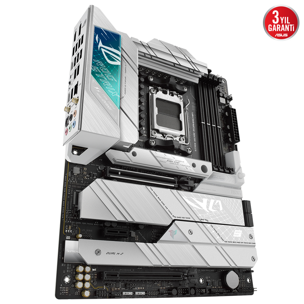 ASUS ROG Strix X670E-A Gaming WIFI AMD X670 Soket AM5 DDR5 6400(OC)MHz ATX Gaming (Oyuncu) Anakart