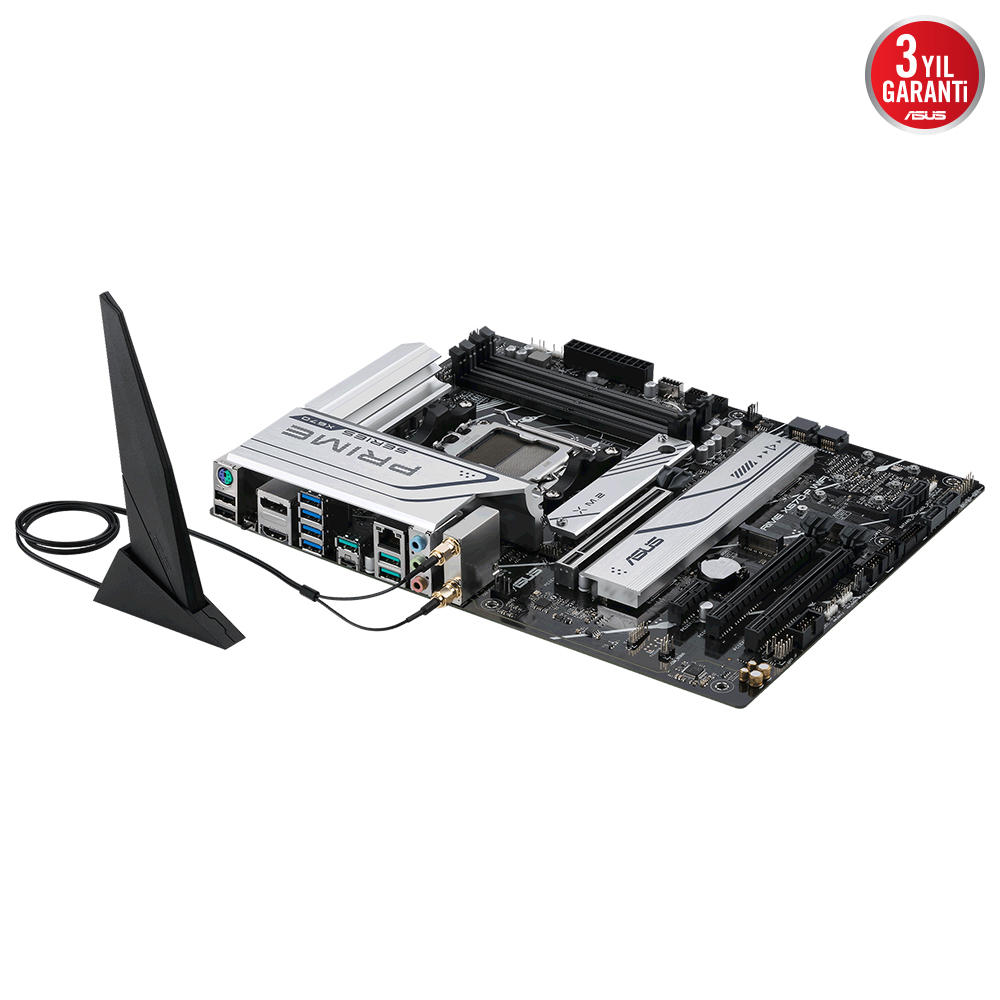 ASUS Prime X670-P WIFI AMD X670 Soket AM5 DDR5 6400(OC)MHz ATX Gaming (Oyuncu) Anakart