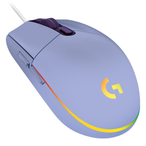 Logitech G102 LightSync Lilac 910-005854 8000DPI 6 Tuş Optik RGB Lila Kablolu Gaming Mouse