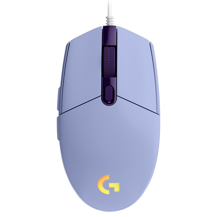 Logitech G102 LightSync Lilac 910-005854 8000DPI 6 Tuş Optik RGB Lila Kablolu Gaming Mouse