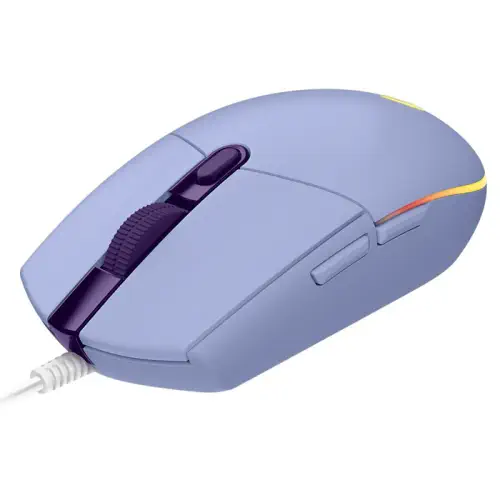 Logitech G102 LightSync Lilac 910-005854 8000DPI 6 Tuş Optik RGB Lila Kablolu Gaming Mouse