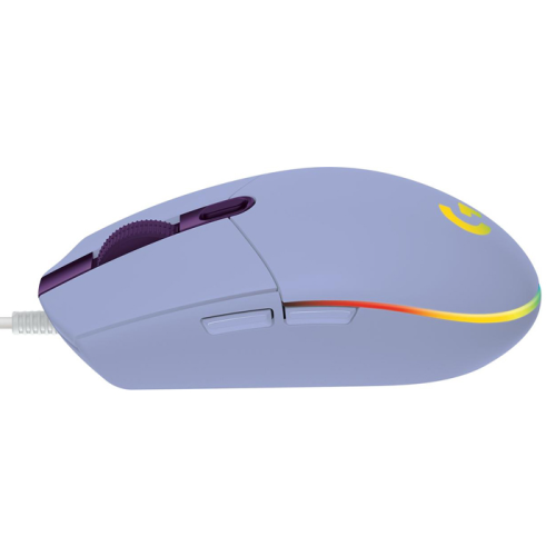 Logitech G102 LightSync Lilac 910-005854 8000DPI 6 Tuş Optik RGB Lila Kablolu Gaming Mouse