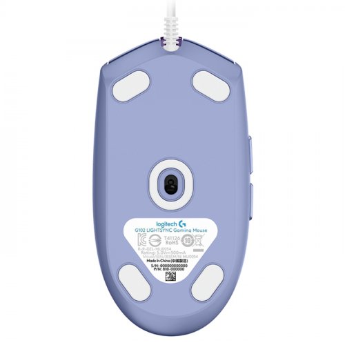 Logitech G102 LightSync Lilac 910-005854 8000DPI 6 Tuş Optik RGB Lila Kablolu Gaming Mouse