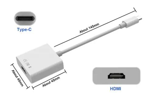 Codegen CDG-CNV33 USB TYPCE-C to HDMI Çevirici Adaptör