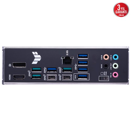 Asus TUF Gaming X670E-Plus AMD X670 Soket AM5 DDR5 6400(OC)MHz ATX Gaming (Oyuncu) Anakart