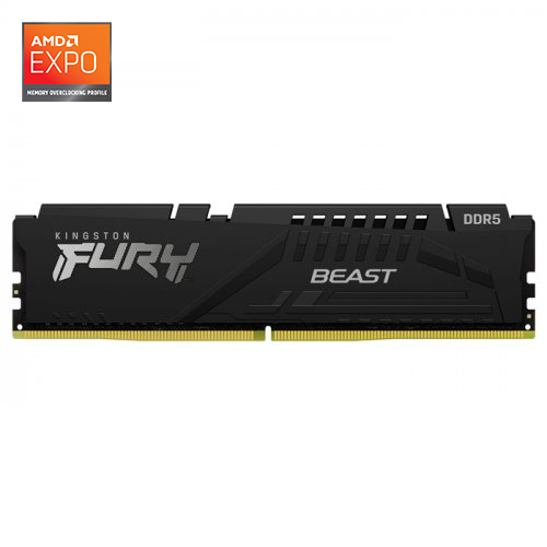 Kingston Beast KF560C36BBE/16 16GB (1x16GB) DDR5 6000MHz CL36 Siyah Gaming Ram (Bellek)