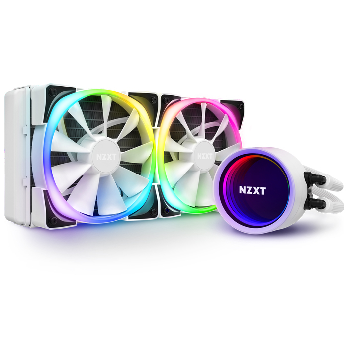 NZXT Kraken X53 RGB RL-KRX53-RW 240mm Beyaz İşlemci Sıvı Soğutucu
