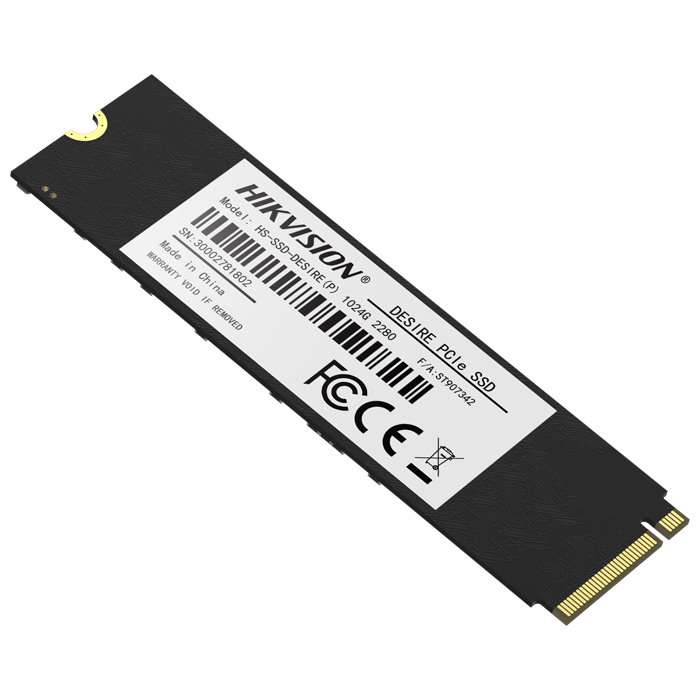 Hikvision Desire P HS-SSD-DESIRE-P/1024 1TB 2500/1000MB/s PCIe NVMe M.2 SSD Disk