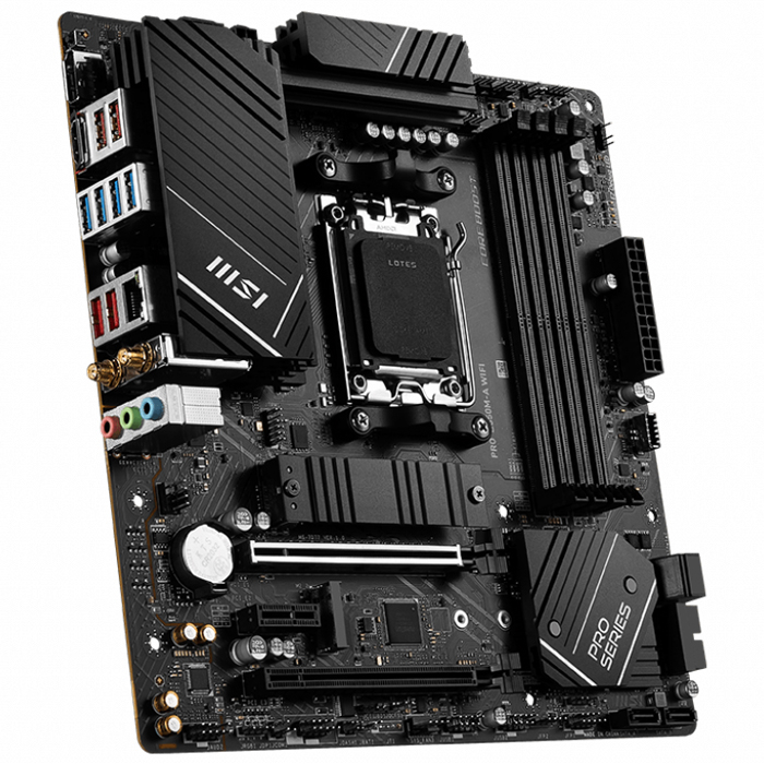 MSI PRO B650M-A WIFI AMD B650 Soket AM5 DDR5 6400(OC)MHz mATX Gaming (Oyuncu) Anakart