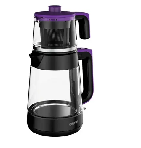 Altus AL 796 S 1900 W Cam Çay Makinesi Siyah