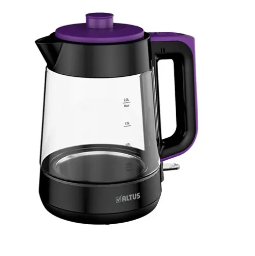 Altus AL 796 S 1900 W Cam Çay Makinesi Siyah