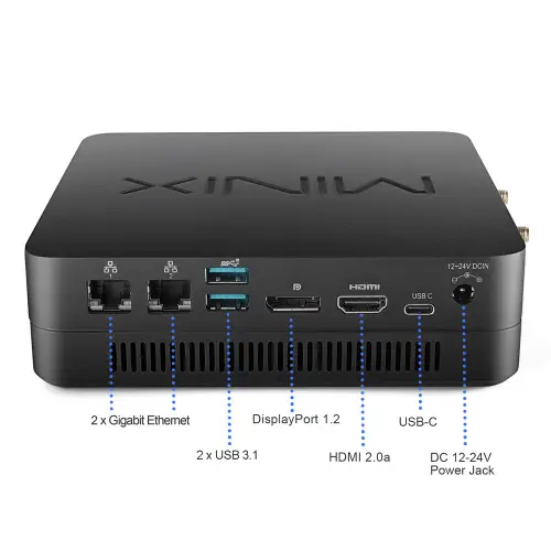 MINIX NGC-7 PRO Intel Core i7-10510U 16GB 512GB SSD Win11 Pro Mini PC