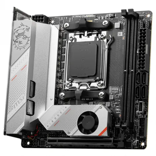 MSI MPG B650I EDGE WIFI AMD B650 Soket AM5 DDR5 6600(OC)MHz Mini-ITX Gaming (Oyuncu) Anakart