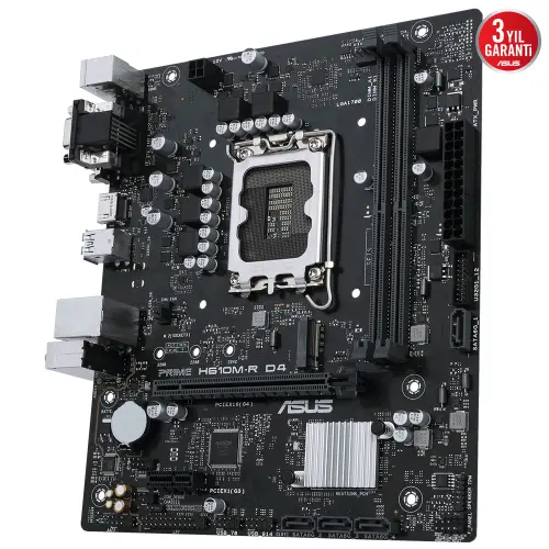 ASUS Prime H610M-R D4 Intel H610 Soket 1700 DDR4 3200MHz mATX Gaming (Oyuncu) Anakart