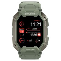 Smartmi Rugged Pro Akıllı Saat Yeşil (Tansiyon Ölçme, Bluetooth Arama, Hoparlör)