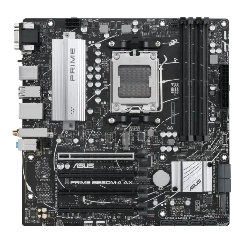 Asus Prime B650M-A AX AMD B650 Soket AM5 DDR5 6400(OC)MHz mATX Gaming (Oyuncu) Anakart