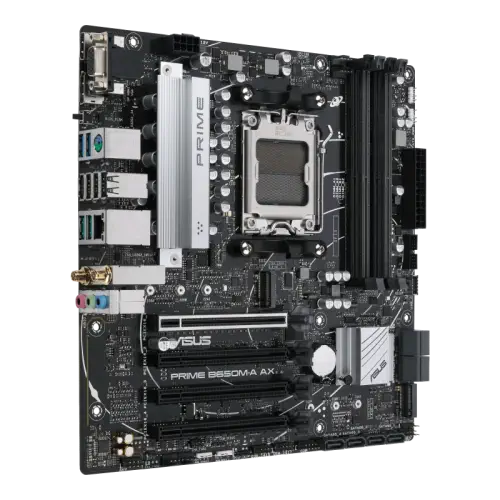 Asus Prime B650M-A AX AMD B650 Soket AM5 DDR5 6400(OC)MHz mATX Gaming (Oyuncu) Anakart