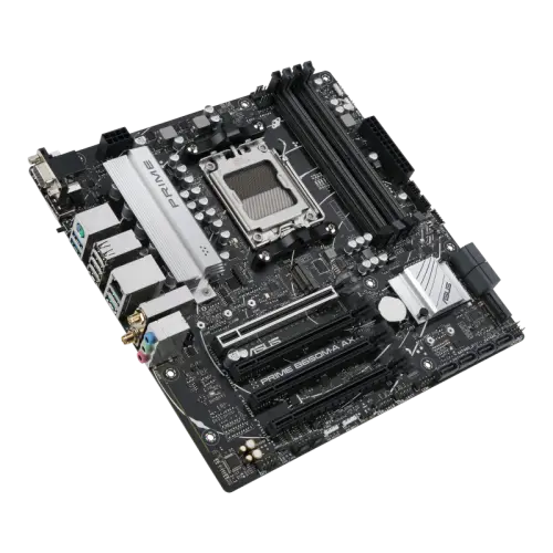 ASUS Prime B650M-A AX AMD B650 Soket AM5 DDR5 6400(OC)MHz mATX Gaming (Oyuncu) Anakart