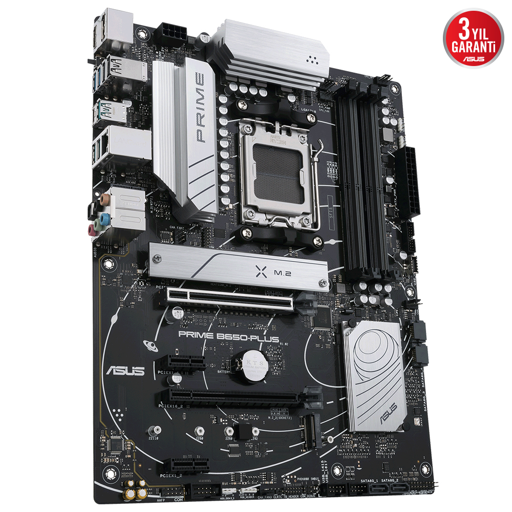 ASUS Prime B650-Plus-CSM AMD B650 Soket AM5 DDR5 6400(OC)MHz ATX Gaming (Oyuncu) Anakart