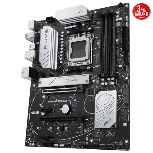Asus Prime B650-Plus-CSM AMD B650 Soket AM5 DDR5 6400(OC)MHz ATX Gaming (Oyuncu) Anakart