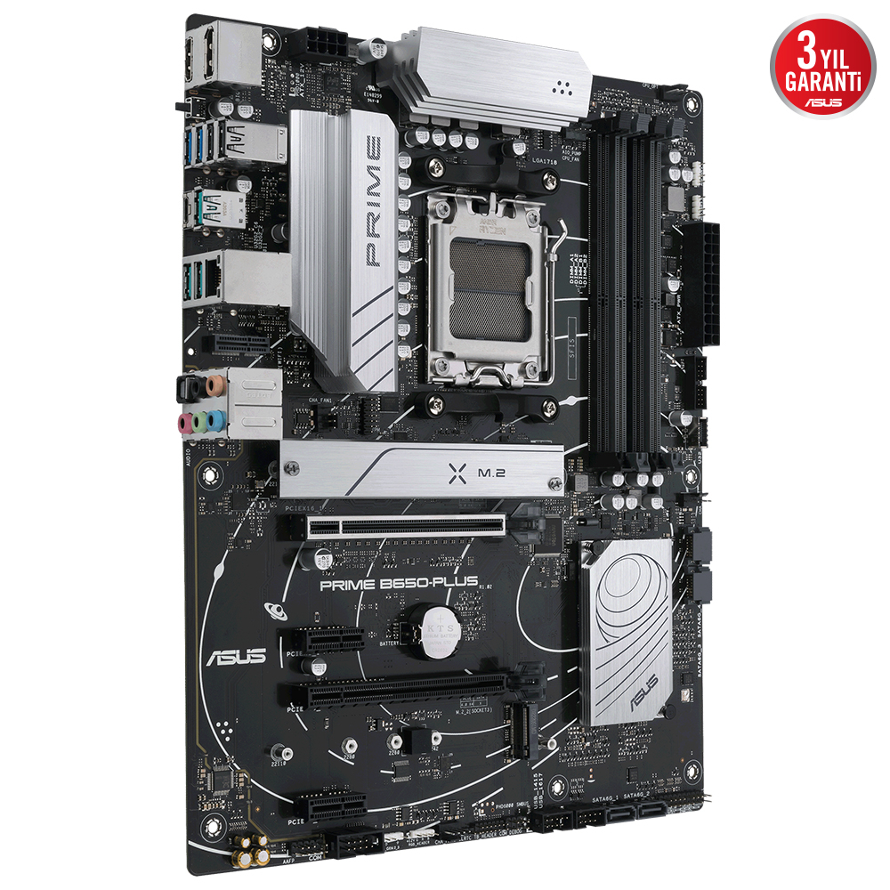 ASUS Prime B650-Plus-CSM AMD B650 Soket AM5 DDR5 6400(OC)MHz ATX Gaming (Oyuncu) Anakart