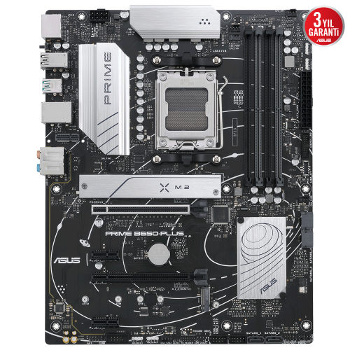 ASUS Prime B650-Plus AMD B650 Soket AM5 DDR5 6400(OC)MHz ATX Gaming (Oyuncu) Anakart