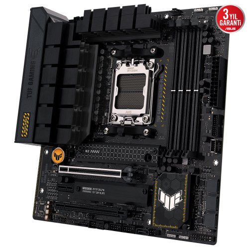 Asus TUF Gaming B650M-Plus AMD B650 Soket AM5 DDR5 6400(OC)MHz mATX Gaming (Oyuncu) Anakart