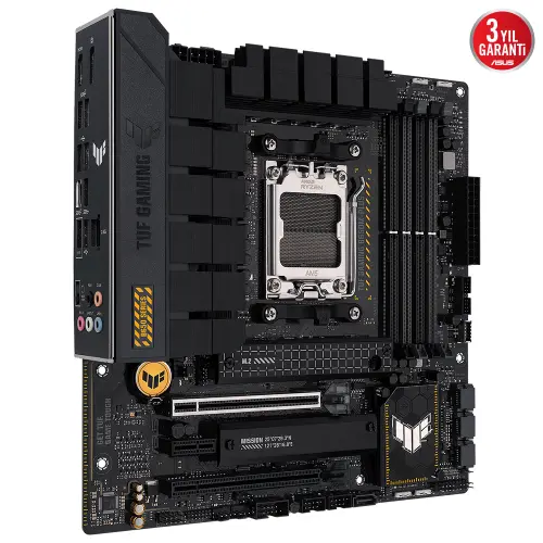 ASUS TUF Gaming B650M-Plus AMD B650 Soket AM5 DDR5 6400(OC)MHz mATX Gaming (Oyuncu) Anakart