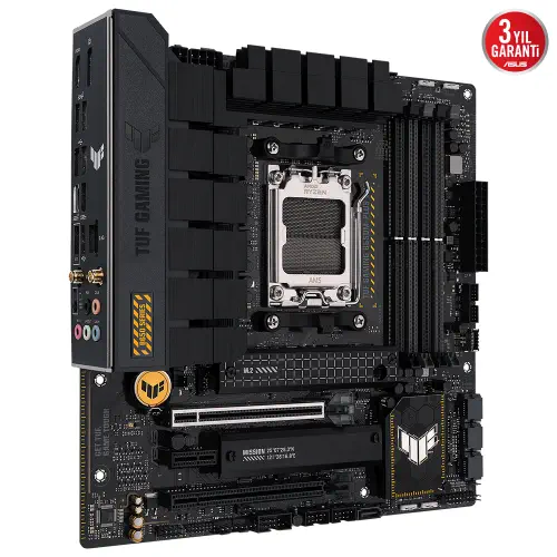 Asus TUF Gaming B650M-Plus WIFI AMD B650 Soket AM5 DDR5 6400(OC)MHz mATX Gaming (Oyuncu) Anakart
