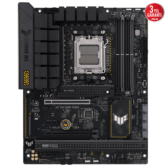 ASUS TUF Gaming B650-Plus AMD B650 Soket AM5 DDR5 6400(OC)MHz ATX Gaming (Oyuncu) Anakart
