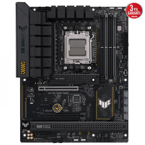 Asus TUF Gaming B650-Plus AMD B650 Soket AM5 DDR5 6400(OC)MHz ATX Gaming (Oyuncu) Anakart
