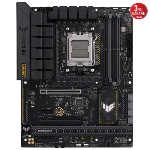 ASUS TUF Gaming B650-Plus AMD B650 Soket AM5 DDR5 6400(OC)MHz ATX Gaming (Oyuncu) Anakart