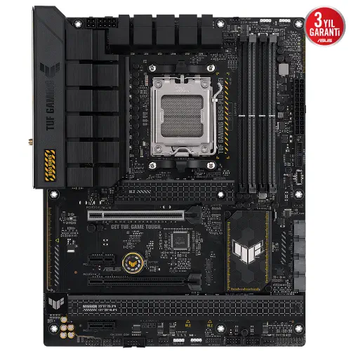 Asus TUF Gaming B650-Plus WIFI AMD B650 Soket AM5 DDR5 6400(OC)MHz ATX Gaming (Oyuncu) Anakart