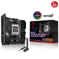 Asus ROG Strix B650E-I Gaming WIFI AMD B650 Soket AM5 DDR5 6400(OC)MHz Mini-ITX Gaming (Oyuncu) Anakart