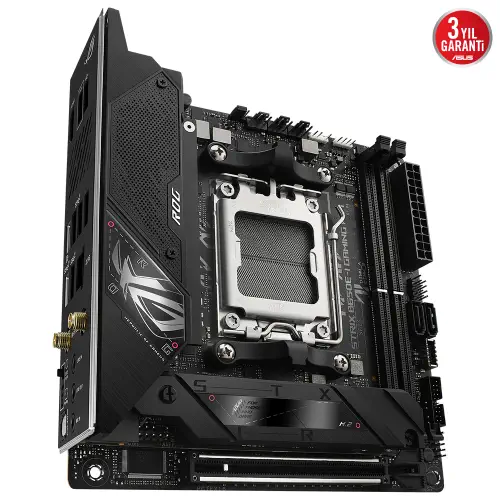 Asus ROG Strix B650E-I Gaming WIFI AMD B650 Soket AM5 DDR5 6400(OC)MHz Mini-ITX Gaming (Oyuncu) Anakart