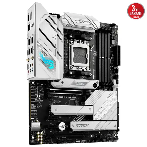 ASUS ROG Strix B650-A Gaming WIFI AMD B650 Soket AM5 DDR5 6400(OC)MHz ATX Gaming Anakart