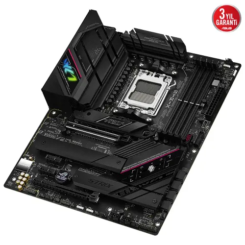 ASUS ROG Strix B650E-F Gaming WIFI AMD B650 Soket AM5 DDR5 6400(OC)MHz ATX Gaming (Oyuncu) Anakart