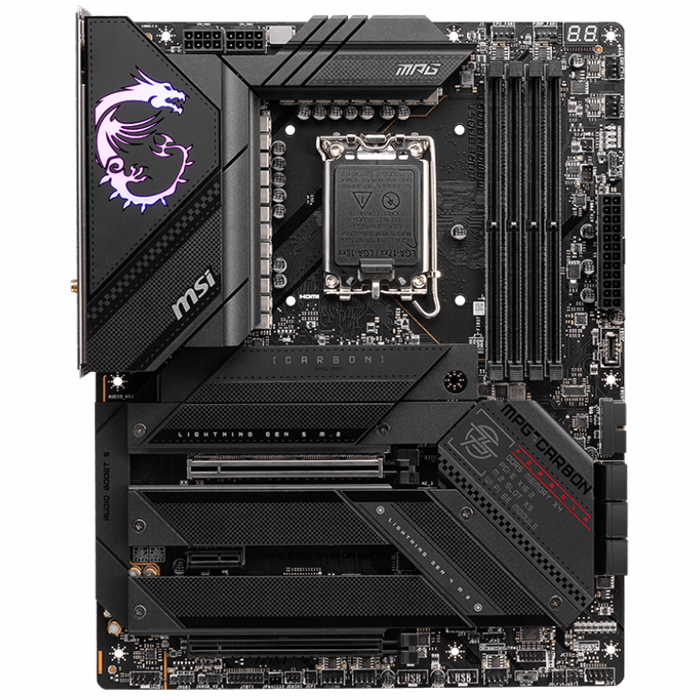 MSI MPG Z790 CARBON WIFI Intel Z790 Soket 1700 DDR5 7600(OC)MHz ATX Gaming (Oyuncu) Anakart
