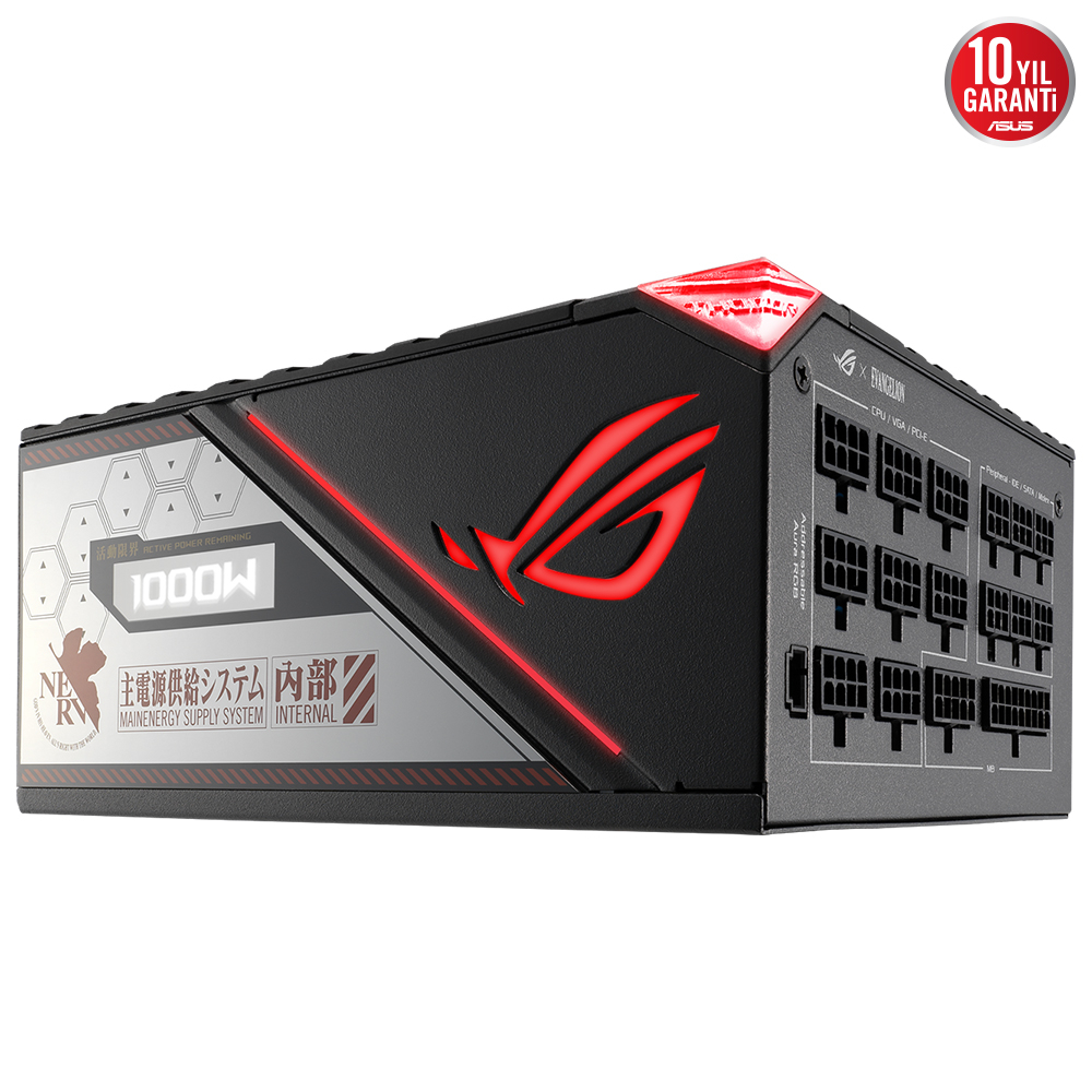 ASUS ROG-THOR-1000P2-EVA-GAMING 1000W 80 Plus Platinum 135mm Full Modüler Gaming (Oyuncu) Power Supply