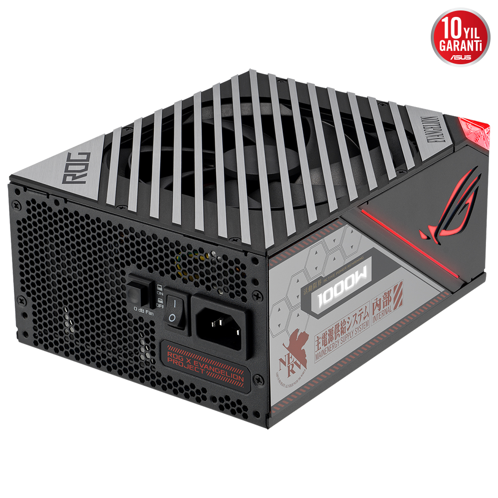 ASUS ROG-THOR-1000P2-EVA-GAMING 1000W 80 Plus Platinum 135mm Full Modüler Gaming (Oyuncu) Power Supply